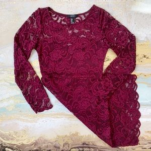 SOLD - Scalloped Lace Fitted Dress